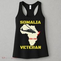 Mogadishu Somalia Veteran Operation Restore Hope War Veteran Women's Tank Top thumb 3