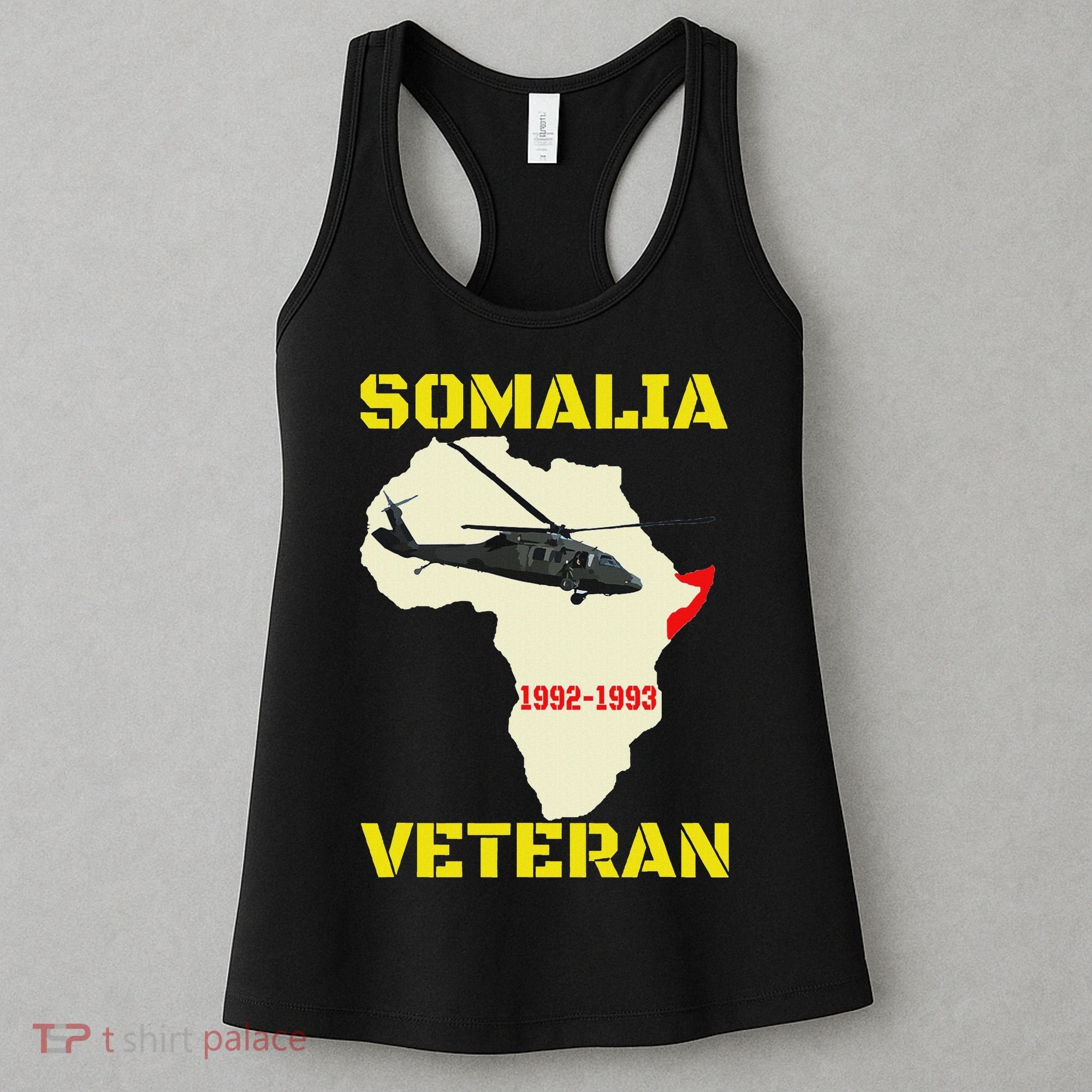 Mogadishu Somalia Veteran Operation Restore Hope War Veteran Women's Tank Top