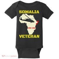 Mogadishu Somalia Veteran Operation Restore Hope War Veteran Baby Bodysuit thumb 0