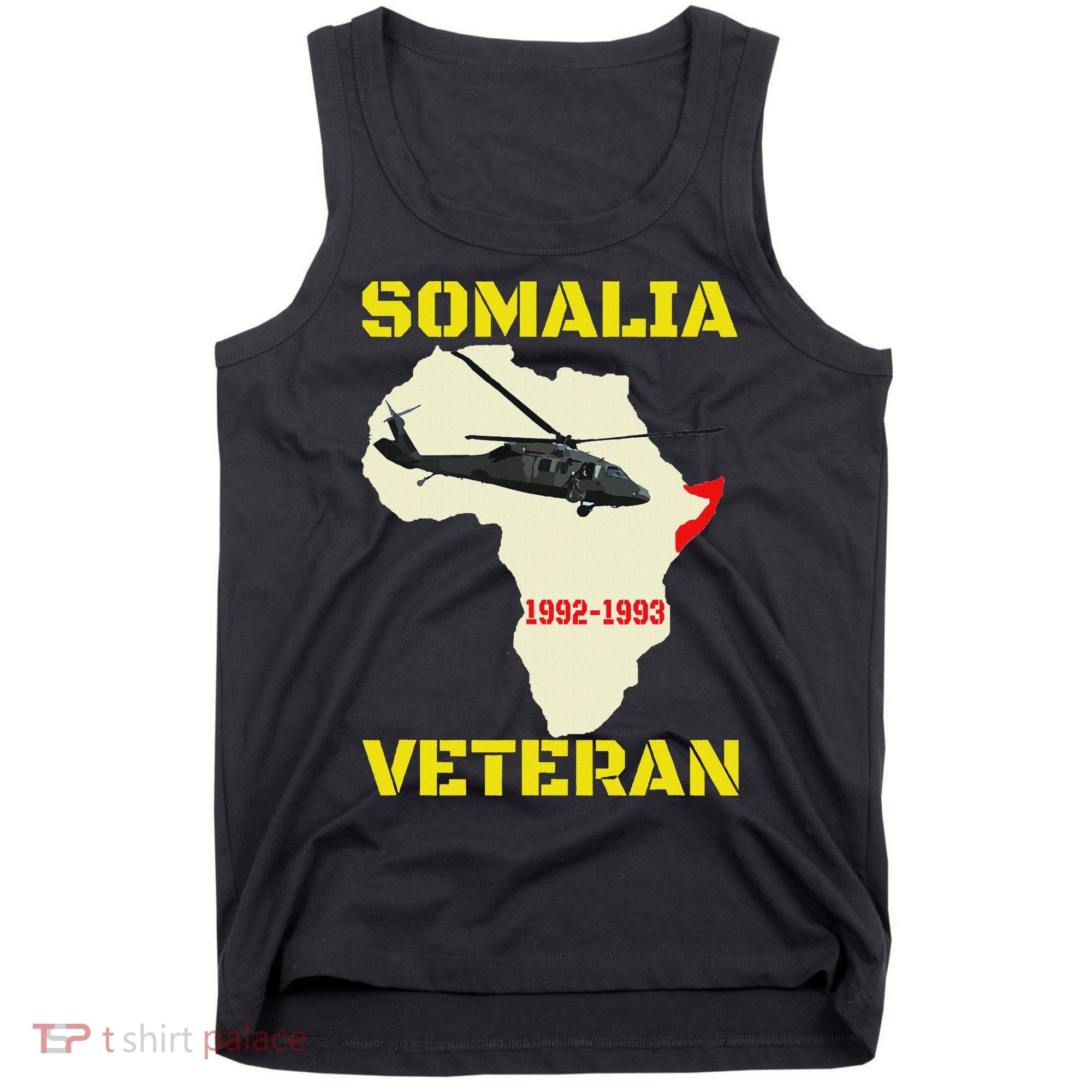 Mogadishu Somalia Veteran Operation Restore Hope War Veteran Tank Top