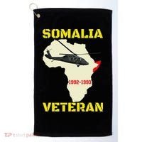 Mogadishu Somalia Veteran Operation Restore Hope War Veteran Golf Towel thumb 0