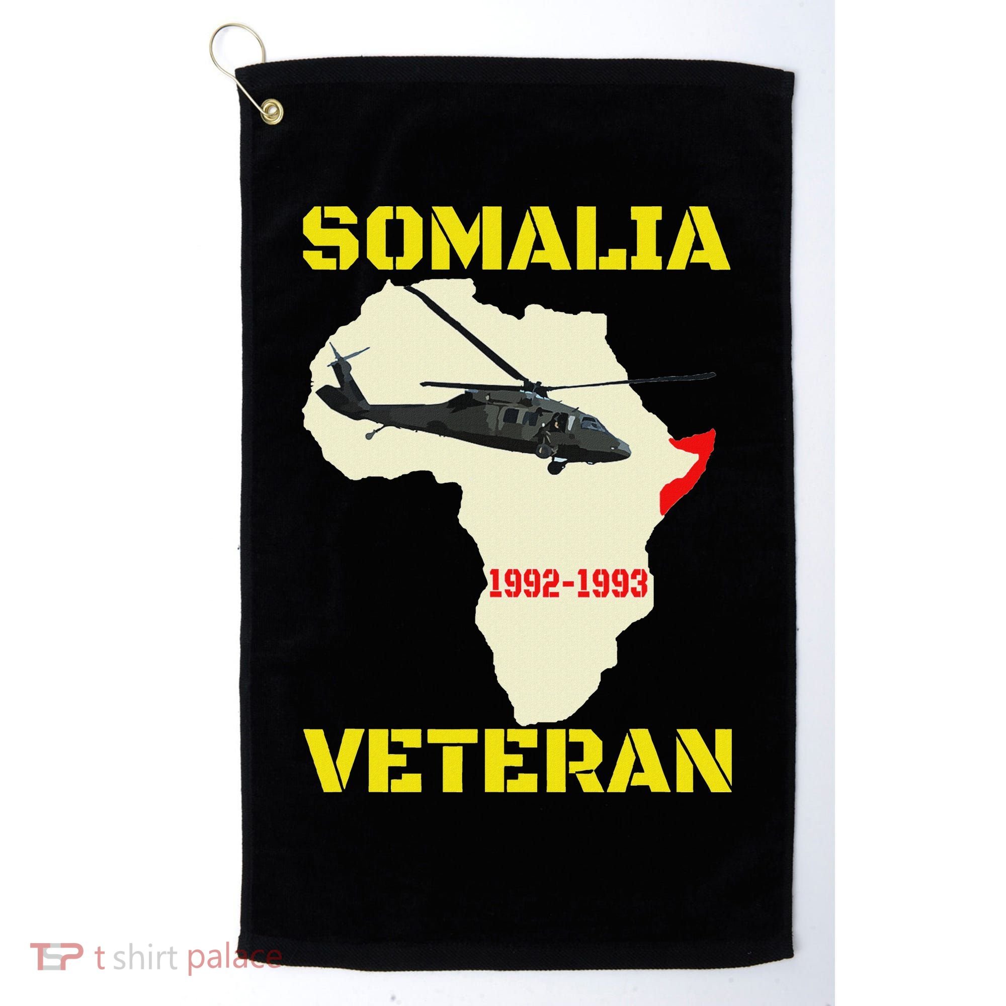 Mogadishu Somalia Veteran Operation Restore Hope War Veteran Golf Towel