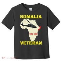 Mogadishu Somalia Veteran Operation Restore Hope War Veteran Toddler T-Shirt thumb 0
