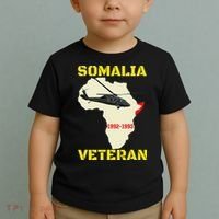 Mogadishu Somalia Veteran Operation Restore Hope War Veteran Toddler T-Shirt thumb 2