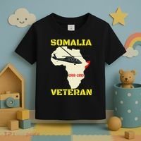 Mogadishu Somalia Veteran Operation Restore Hope War Veteran Toddler T-Shirt thumb 3