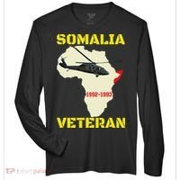 Mogadishu Somalia Veteran Operation Restore Hope War Veteran Zone Performance Long-Sleeve T-Shirt thumb 0