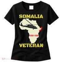 Mogadishu Somalia Veteran Operation Restore Hope War Veteran Women's T-Shirt thumb 0