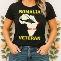 Mogadishu Somalia Veteran Operation Restore Hope War Veteran Women's T-Shirt thumb 2
