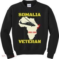 Mogadishu Somalia Veteran Operation Restore Hope War Veteran Kids Sweatshirt thumb 0