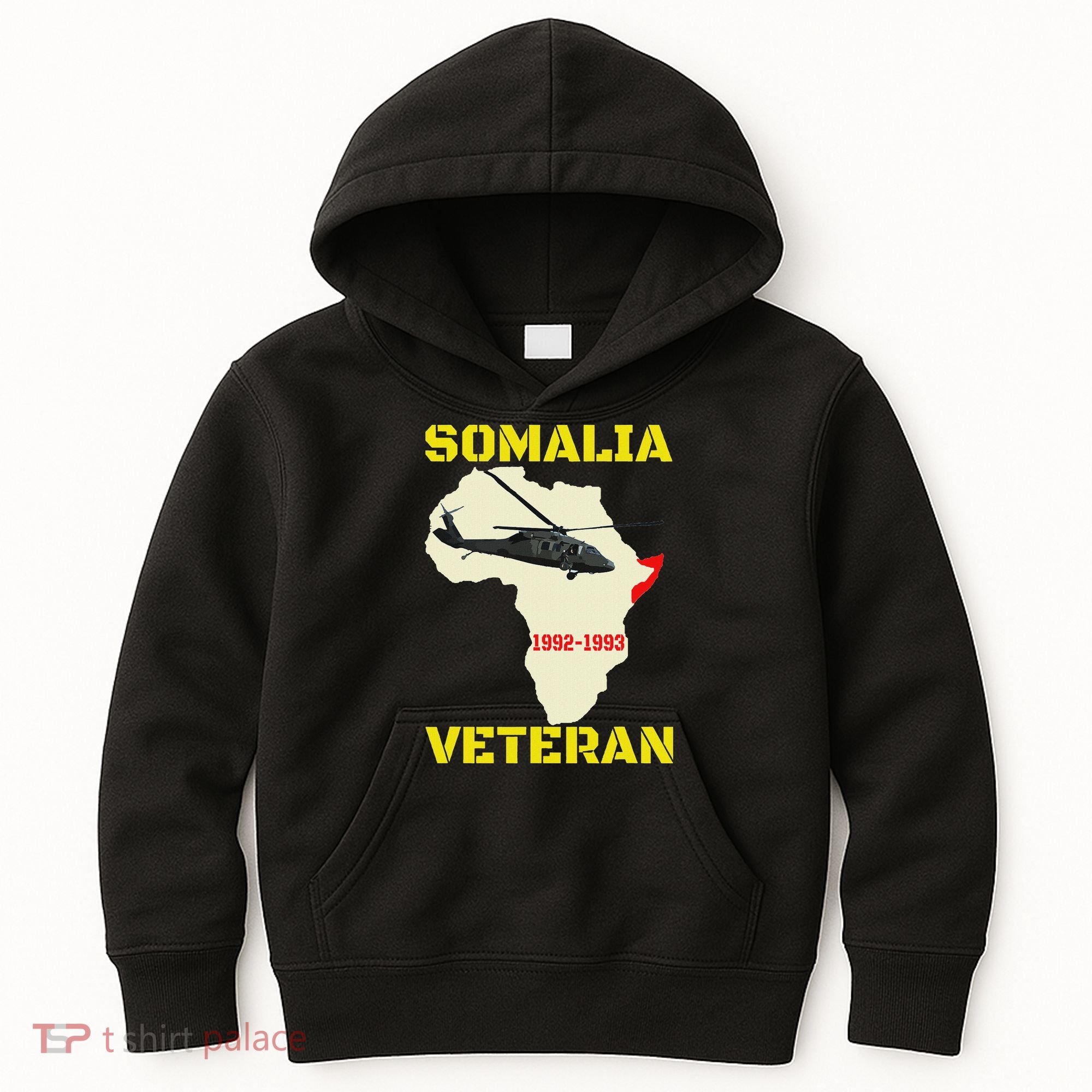 Mogadishu Somalia Veteran Operation Restore Hope War Veteran Kids Hoodie