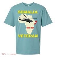 Mogadishu Somalia Veteran Operation Restore Hope War Veteran Sueded Cloud Jersey T-Shirt thumb 0