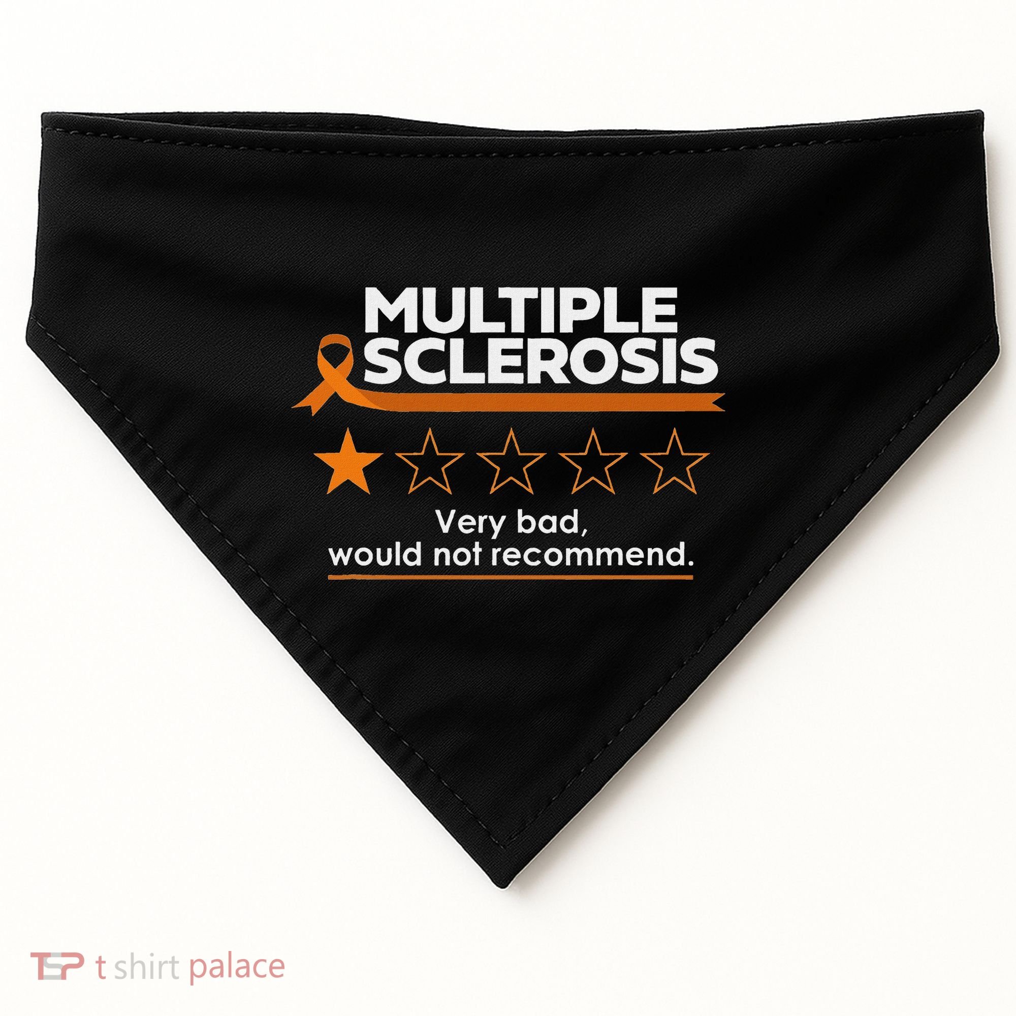 Multiple Sclerosis Very Bad Would Not Recommend Ms Awareness USA-Made Doggie Bandana