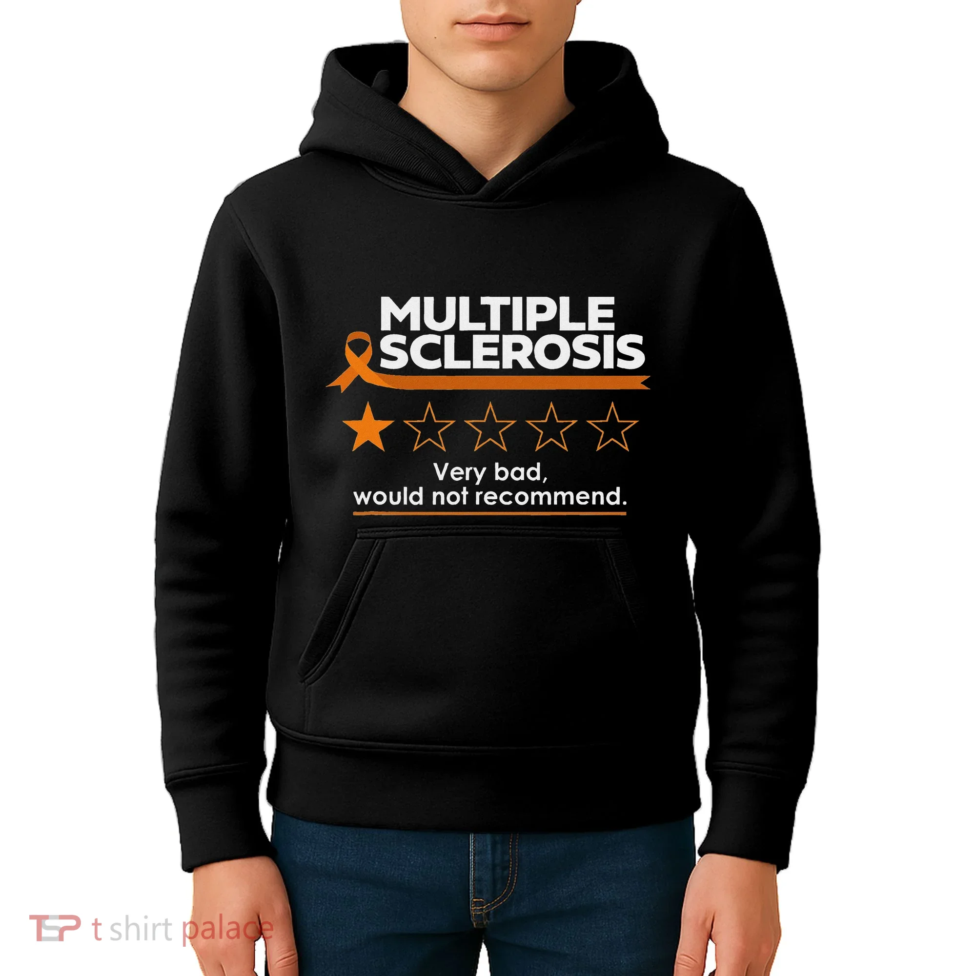 Multiple Sclerosis Very Bad Would Not Recommend Ms Awareness Kids Hoodie