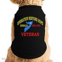 Mogadishu Somalia Veteran Operation Restore Hope War Veteran Doggie Tank thumb 0