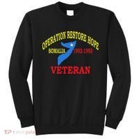 Mogadishu Somalia Veteran Operation Restore Hope War Veteran Sweatshirt thumb 0