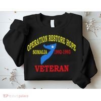 Mogadishu Somalia Veteran Operation Restore Hope War Veteran Sweatshirt thumb 2