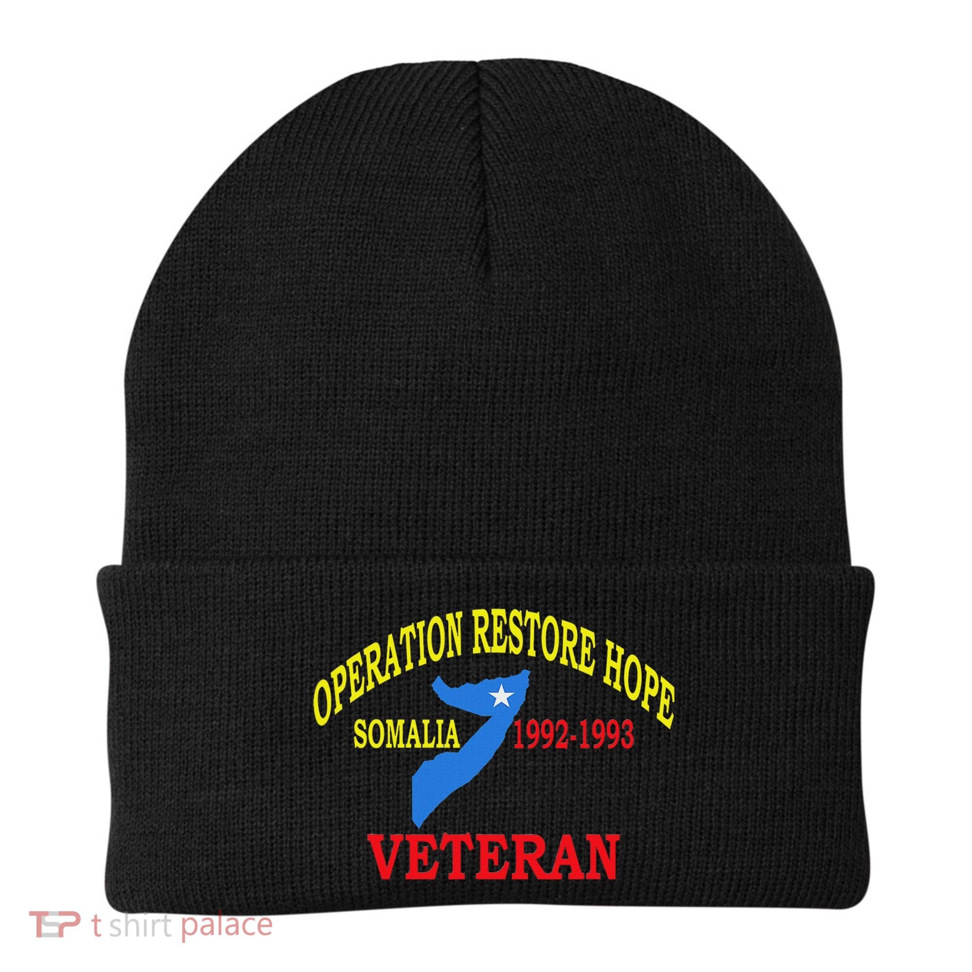 Mogadishu Somalia Veteran Operation Restore Hope War Veteran Beanie