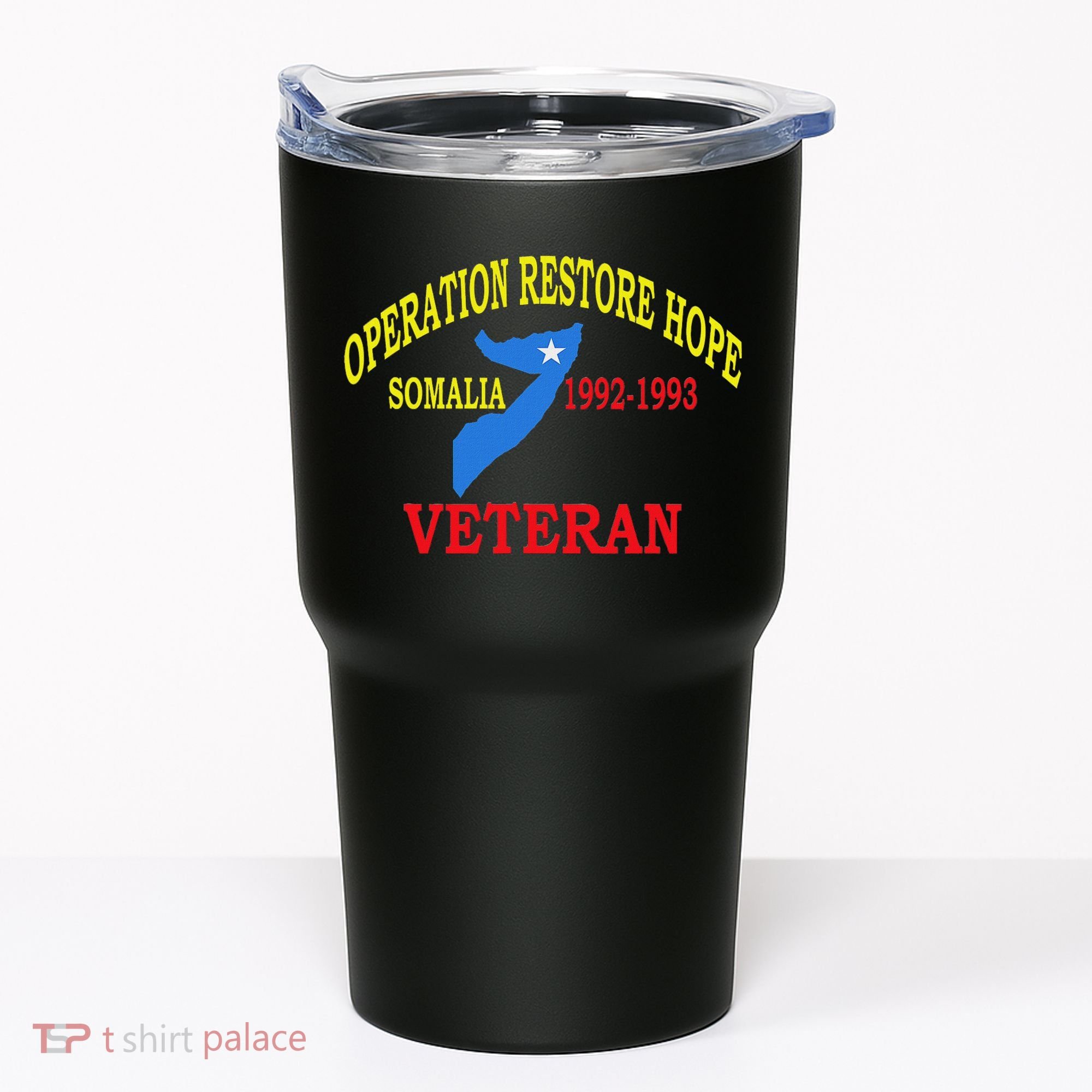 Mogadishu Somalia Veteran Operation Restore Hope War Veteran Tumbler
