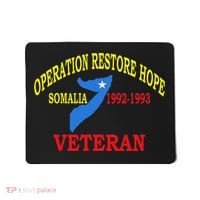 Mogadishu Somalia Veteran Operation Restore Hope War Veteran Mousepad thumb 0
