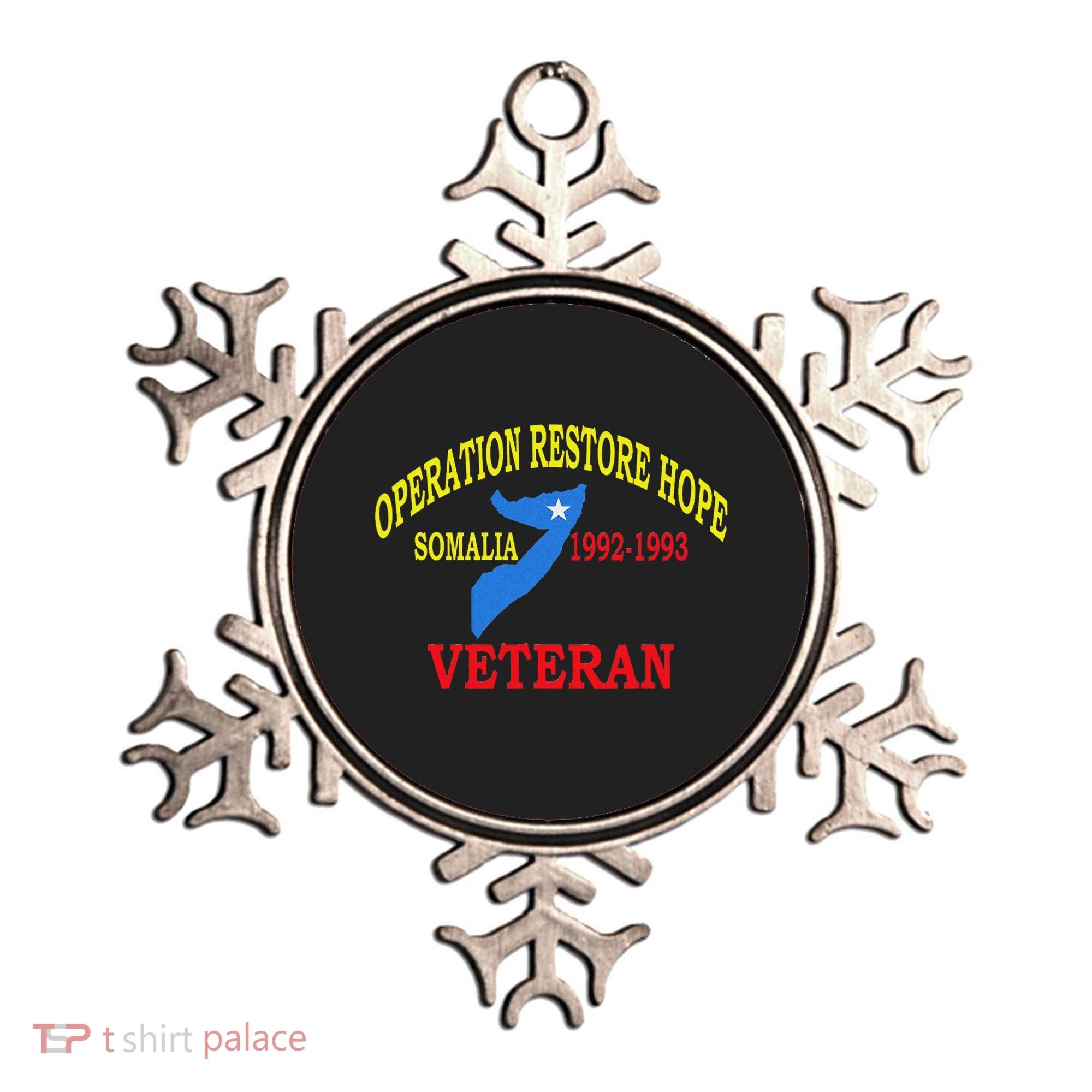 Mogadishu Somalia Veteran Operation Restore Hope War Veteran Ornament