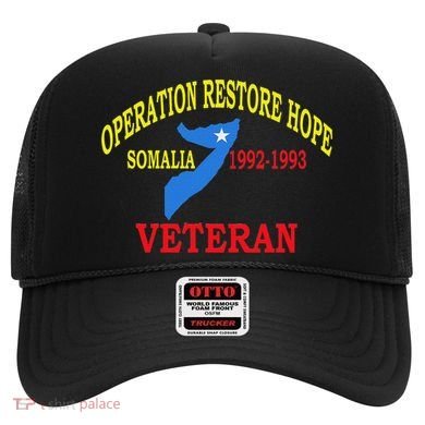 Mogadishu Somalia Veteran Operation Restore Hope War Veteran Hat