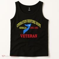 Mogadishu Somalia Veteran Operation Restore Hope War Veteran Tank Top thumb 2