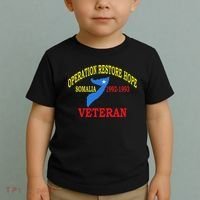 Mogadishu Somalia Veteran Operation Restore Hope War Veteran Toddler T-Shirt thumb 2