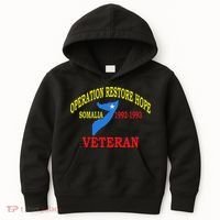 Mogadishu Somalia Veteran Operation Restore Hope War Veteran Kids Hoodie thumb 0