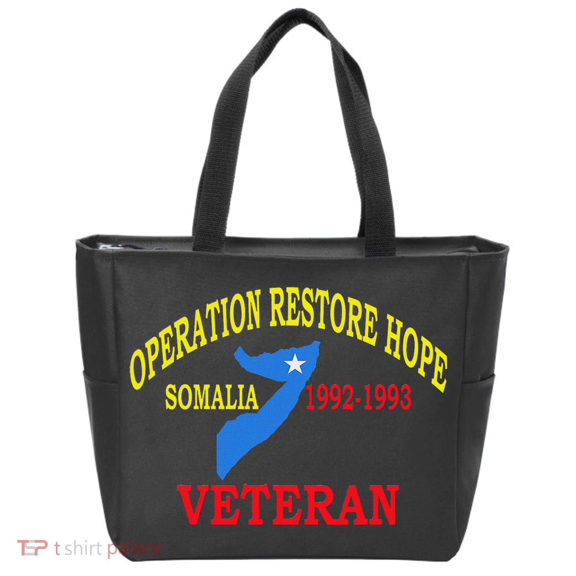 Mogadishu Somalia Veteran Operation Restore Hope War Veteran Tote Bag