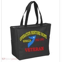 Mogadishu Somalia Veteran Operation Restore Hope War Veteran Tote Bag thumb 2