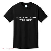Make Steelhead Wild Again Kids T-Shirt thumb 0