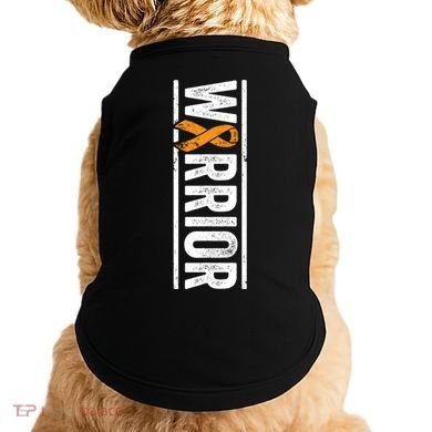 Multiple Sclerosis Warrior Gift Vertical Ms Awareness Ribbon Gift Doggie Tank