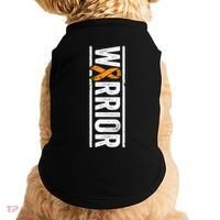 Multiple Sclerosis Warrior Gift Vertical Ms Awareness Ribbon Gift Doggie Tank thumb 0