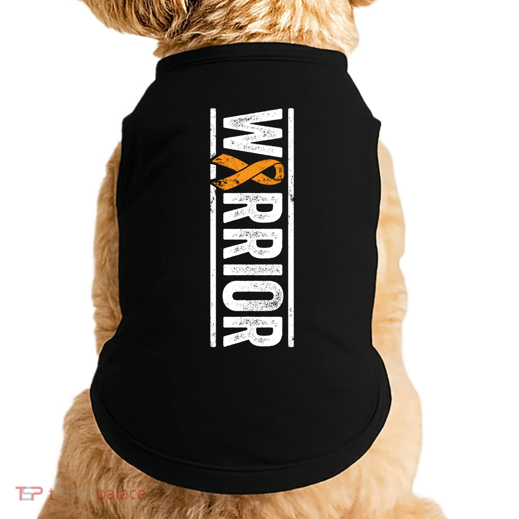 Multiple Sclerosis Warrior Gift Vertical Ms Awareness Ribbon Gift Doggie Tank
