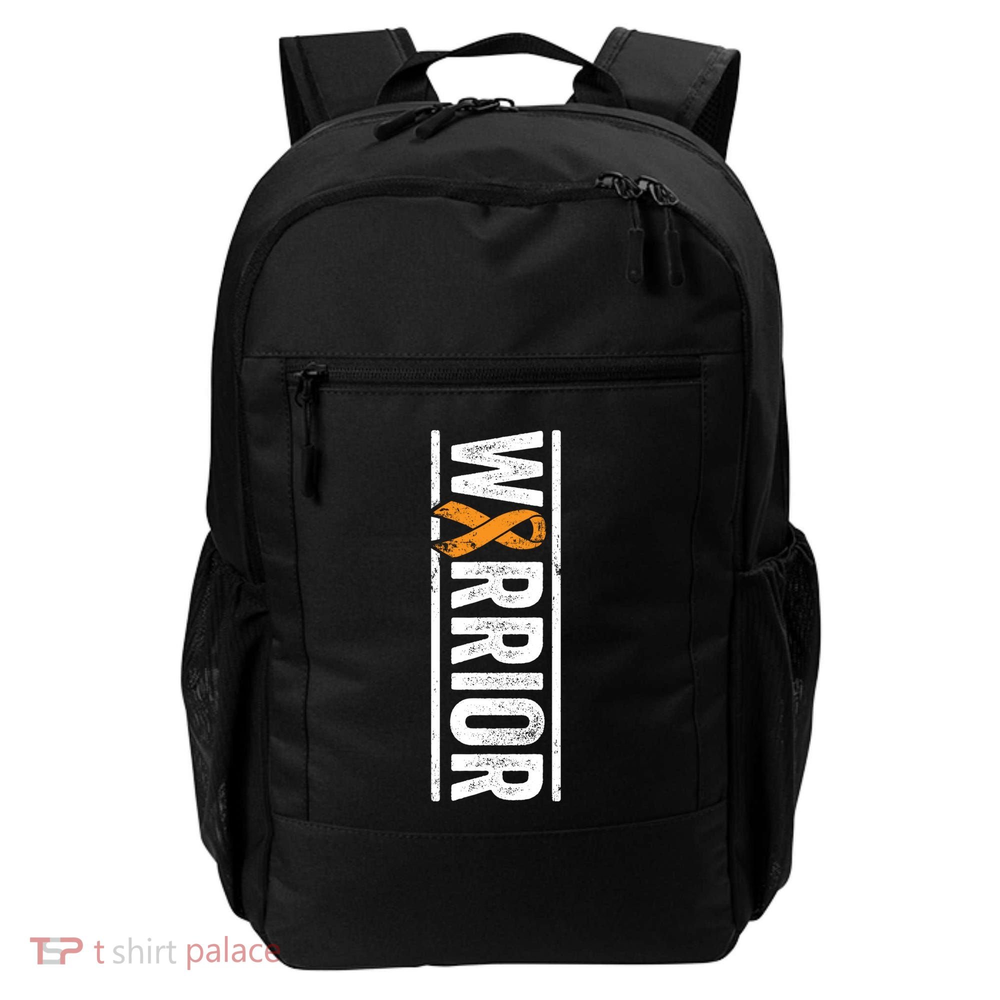 Multiple Sclerosis Warrior Gift Vertical Ms Awareness Ribbon Gift Backpack