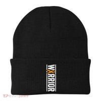 Multiple Sclerosis Warrior Gift Vertical Ms Awareness Ribbon Gift Beanie thumb 0