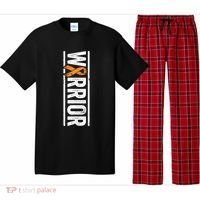 Multiple Sclerosis Warrior Gift Vertical Ms Awareness Ribbon Gift Pajama Set thumb 0