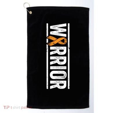 Multiple Sclerosis Warrior Gift Vertical Ms Awareness Ribbon Gift Golf Towel