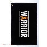 Multiple Sclerosis Warrior Gift Vertical Ms Awareness Ribbon Gift Golf Towel thumb 0