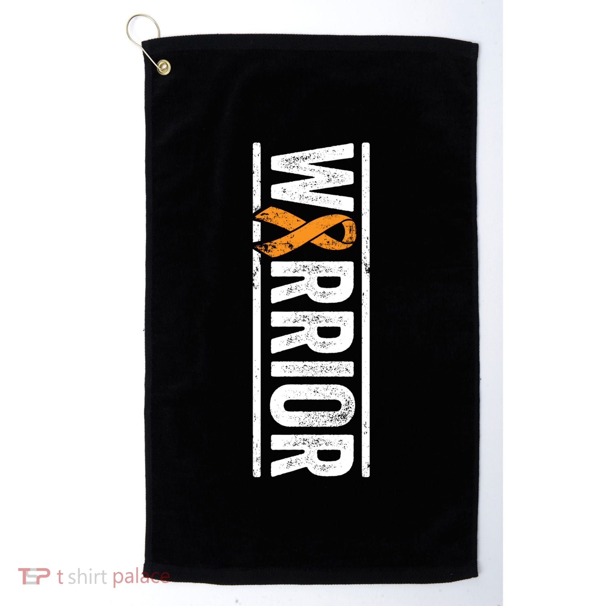 Multiple Sclerosis Warrior Gift Vertical Ms Awareness Ribbon Gift Golf Towel