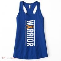 Multiple Sclerosis Warrior Gift Vertical Ms Awareness Ribbon Gift Women's Tank Top thumb 0