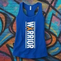 Multiple Sclerosis Warrior Gift Vertical Ms Awareness Ribbon Gift Women's Tank Top thumb 3