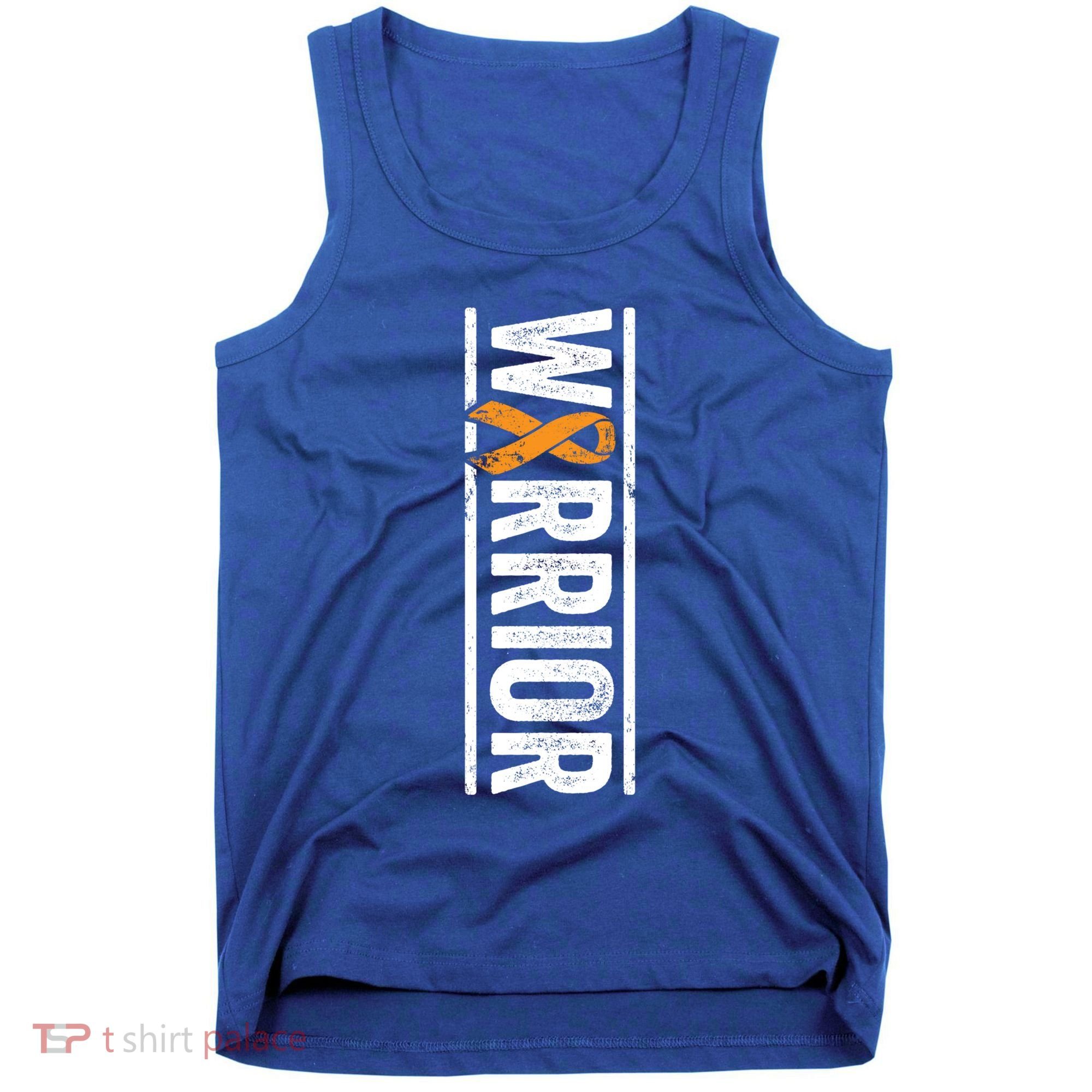 Multiple Sclerosis Warrior Gift Vertical Ms Awareness Ribbon Gift Tank Top