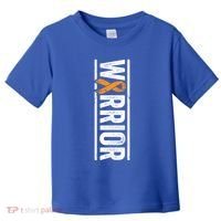 Multiple Sclerosis Warrior Gift Vertical Ms Awareness Ribbon Gift Toddler T-Shirt thumb 0