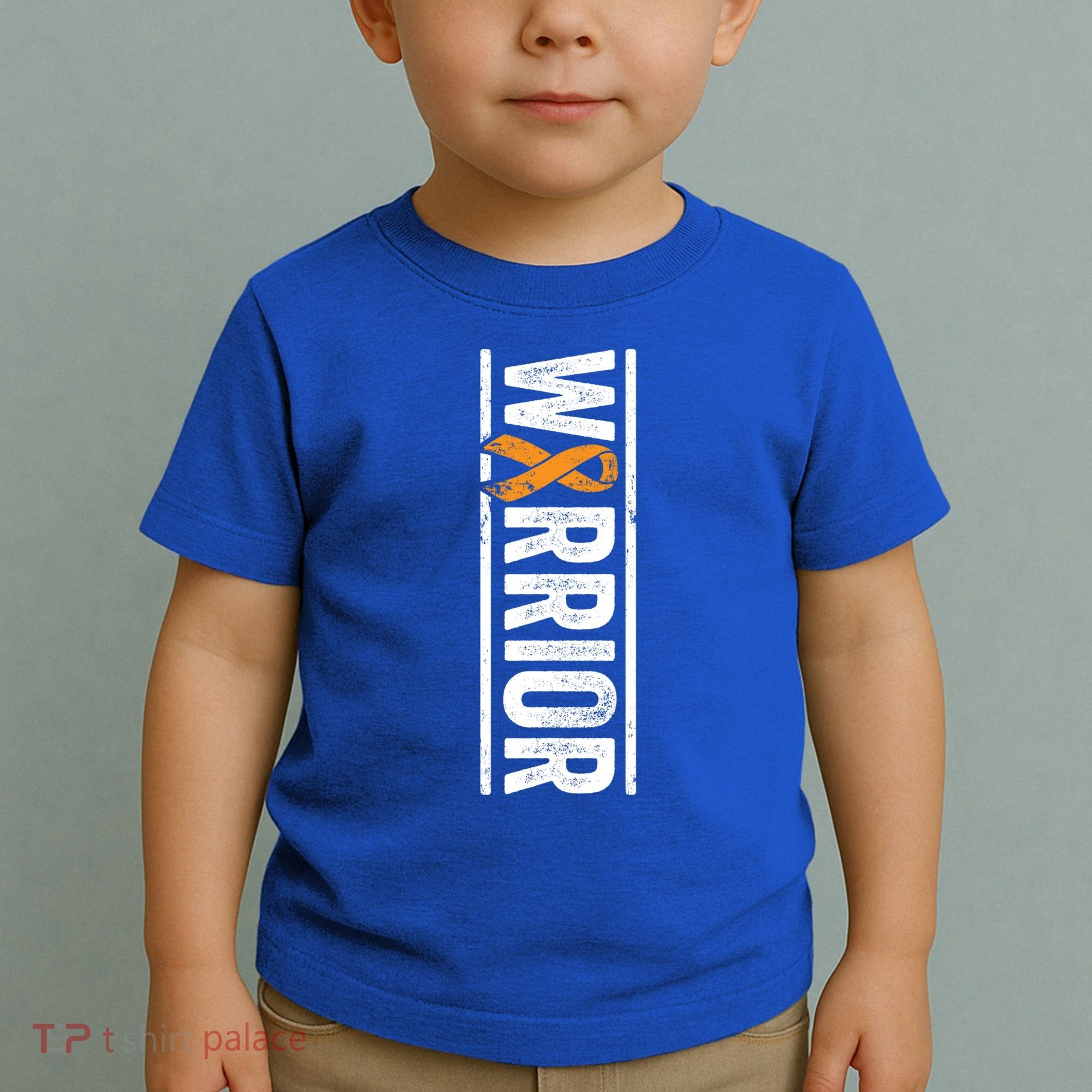 Multiple Sclerosis Warrior Gift Vertical Ms Awareness Ribbon Gift Toddler T-Shirt