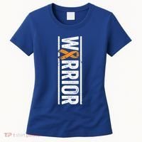 Multiple Sclerosis Warrior Gift Vertical Ms Awareness Ribbon Gift Women's T-Shirt thumb 0