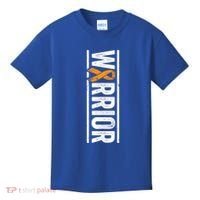 Multiple Sclerosis Warrior Gift Vertical Ms Awareness Ribbon Gift Kids T-Shirt thumb 0