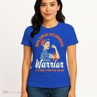 Multiple Sclerosis Warrior It's Not For The Weak Ms Meaningful Gift Women's T-Shirt thumb 4