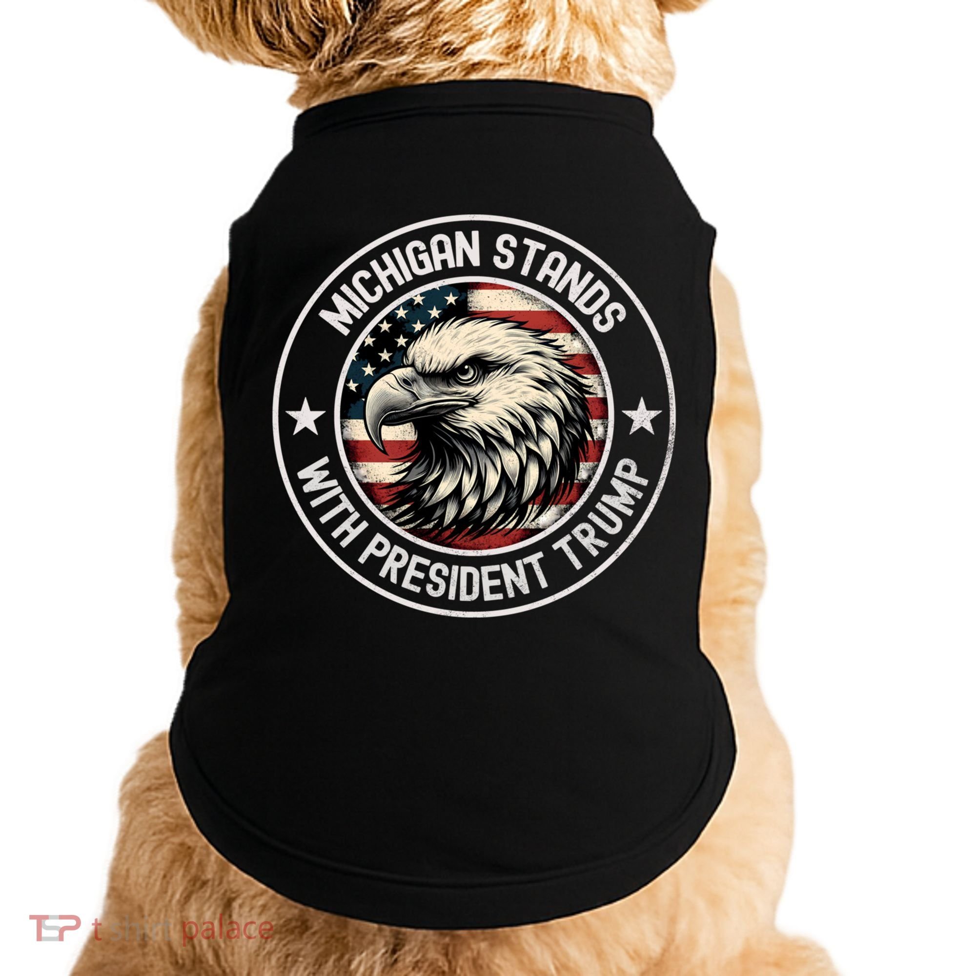 Michigan Stands With Trump Gift Doggie Tank