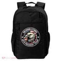 Michigan Stands With Trump Gift Backpack thumb 0